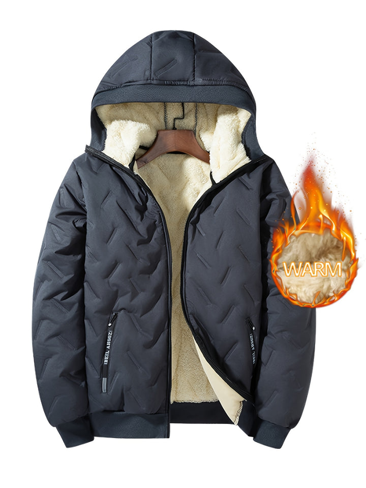 Bjorn™ | Fleece-Lined Hooded Jacket - Warm & Stylish