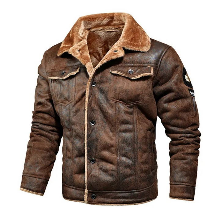 Aksel™ | Warm Leather Jacket