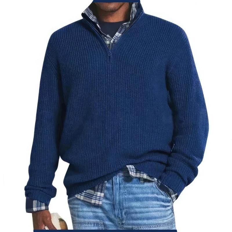 Finn | Knit Sweater with Zipper for Men